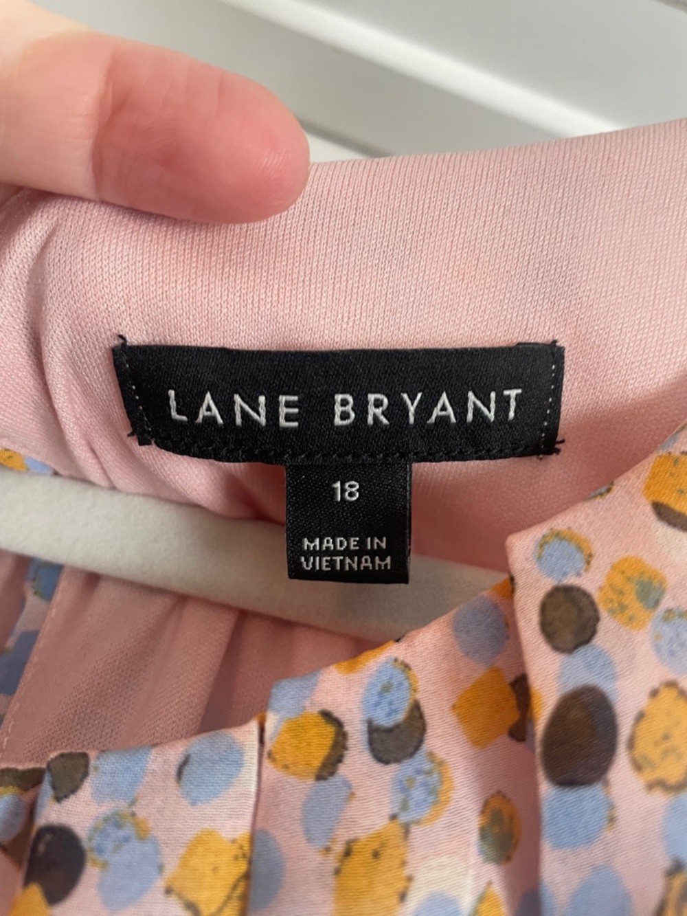 Lane Bryant Ombre Speckle Maxi Dress in Pink, Blue & Cream - Picture 2 of 8